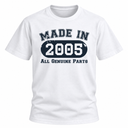 Made in 2005 21st Birthday T-Shirt