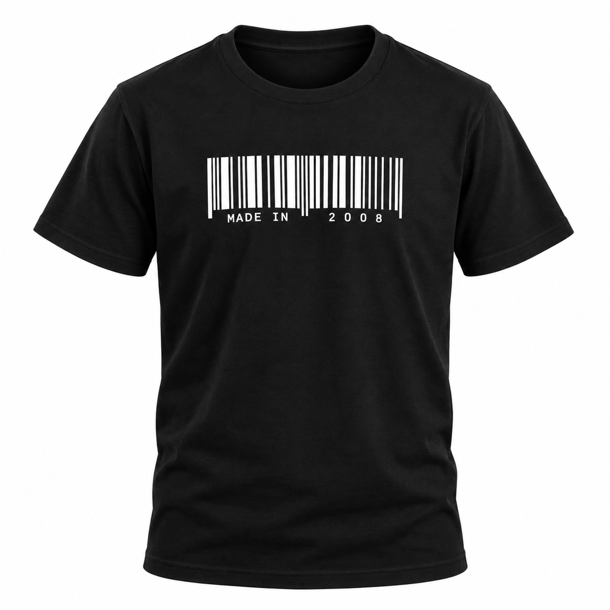 Made in 2008 Barcode T-shirt