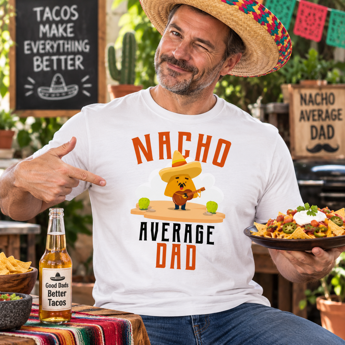 Nacho Average Dad T Shirt