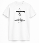 Not Angry Stick Figure Tee
