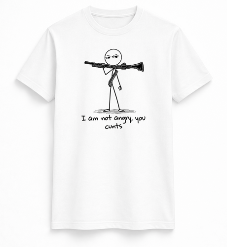 Not Angry Stick Figure Tee