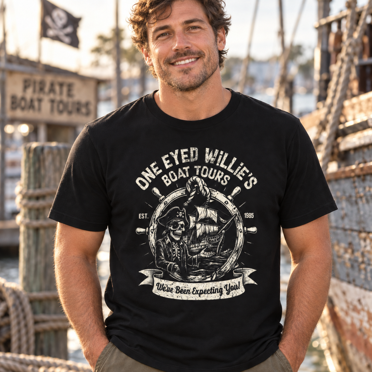 One Eyed Willie's Boat Tours T-Shirt