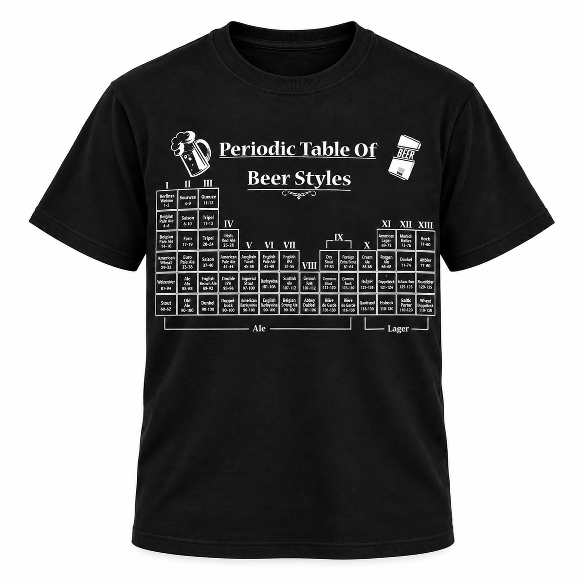 Periodic Table of Beer T-Shirt