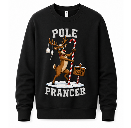 Pole Prancer – Funny Christmas Jumper
