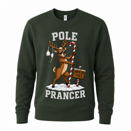 Pole Prancer – Funny Christmas Jumper