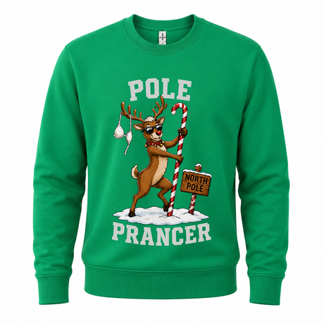 Pole Prancer – Funny Christmas Jumper