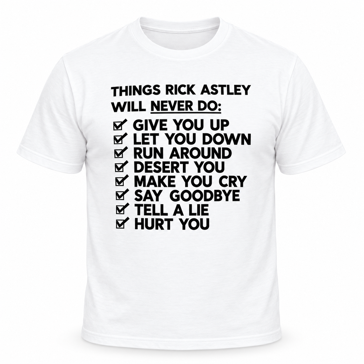 Rick Astley T Shirt