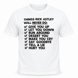 Rick Astley T Shirt