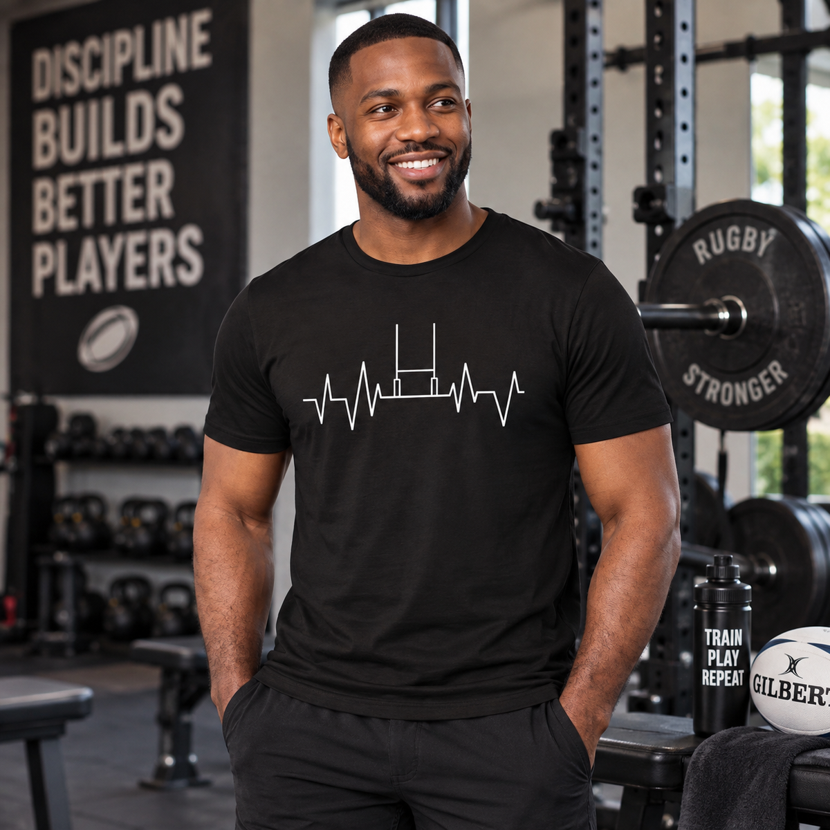Rugby Heartbeat T Shirt
