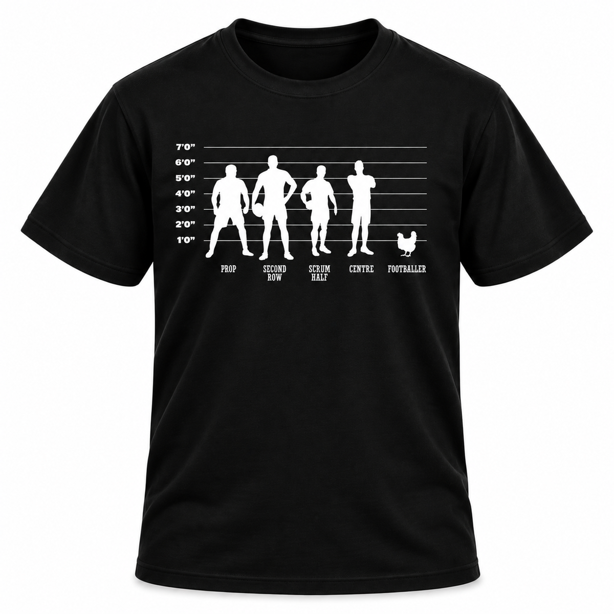Rugby vs Football Funny T Shirt