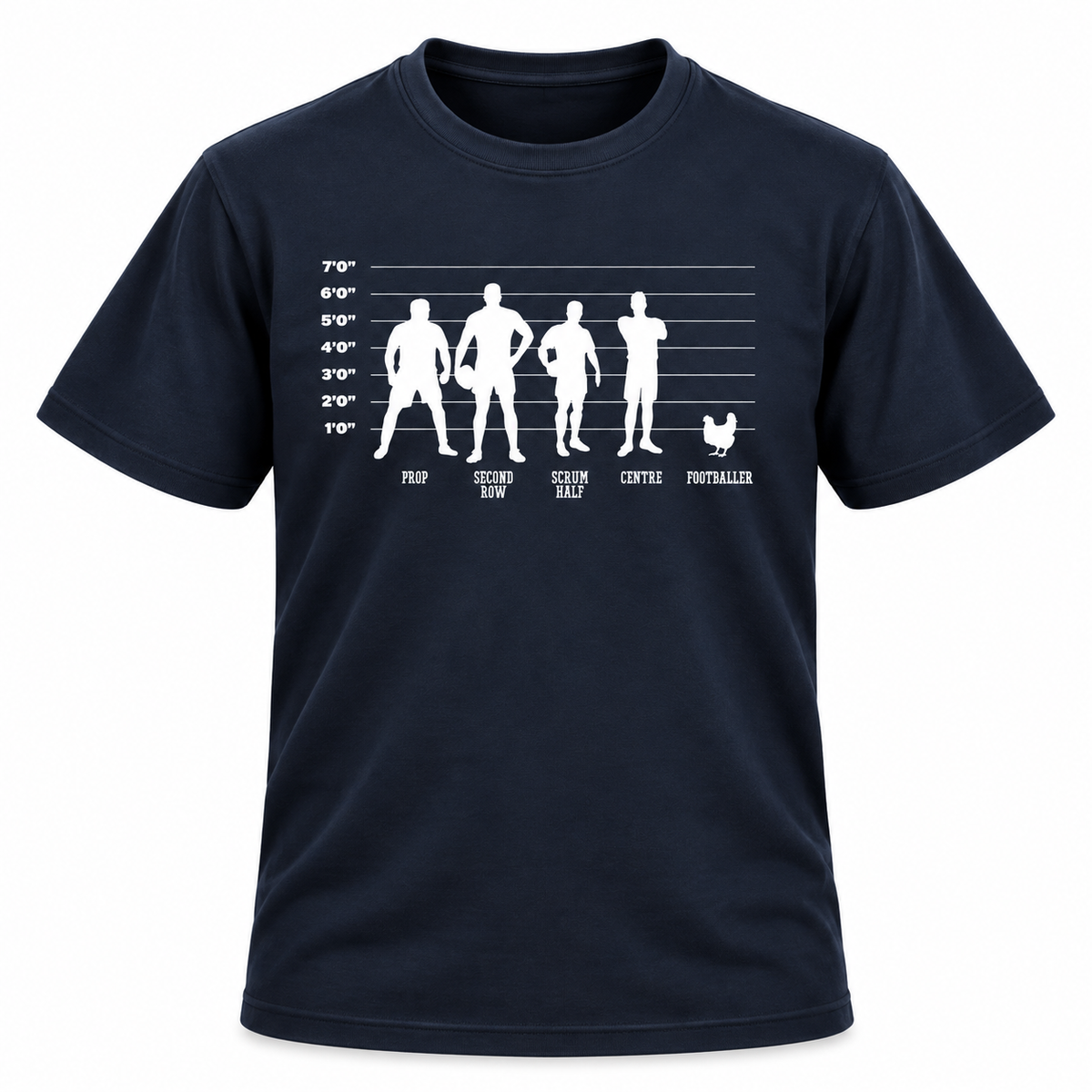 Rugby vs Football Funny T Shirt
