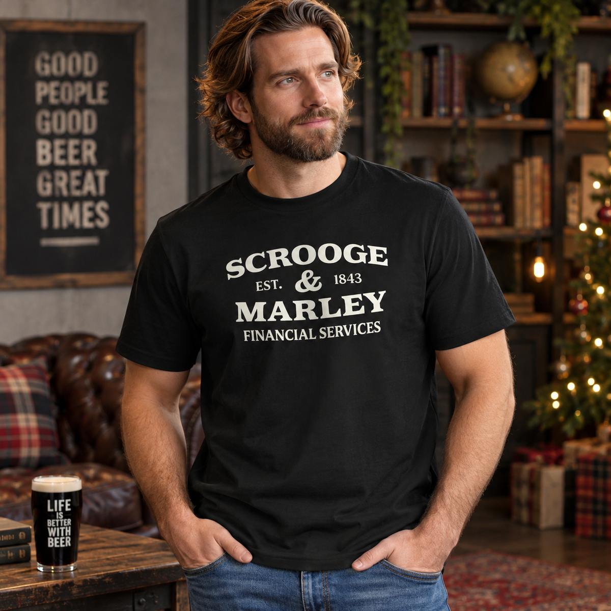 Scrooge and Marley Christmas T-Shirt