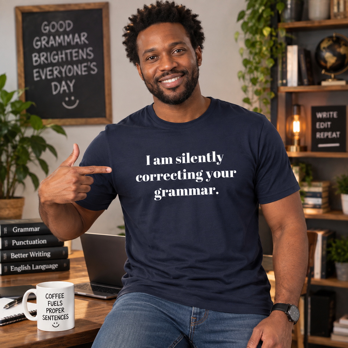 Silently Correcting Your Grammar T-Shirt