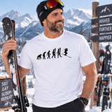Skiing Evolution T-Shirt