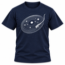 Solar System Vinyl Record T Shirt