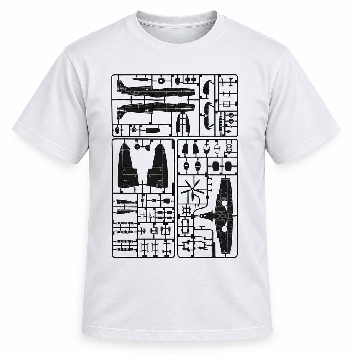 Spitfire Model Plane T-Shirt