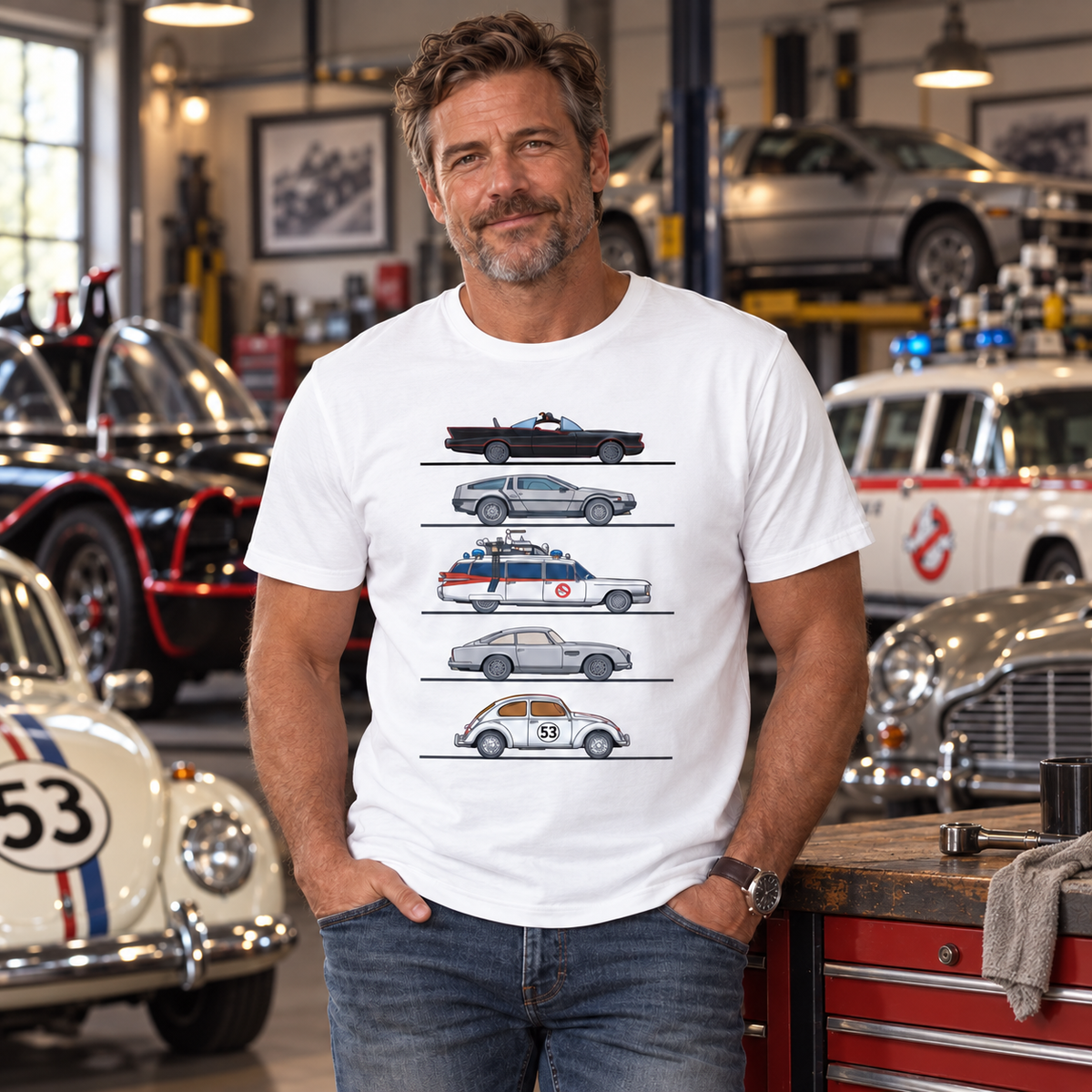 TOTW Movie Cars T-shirt