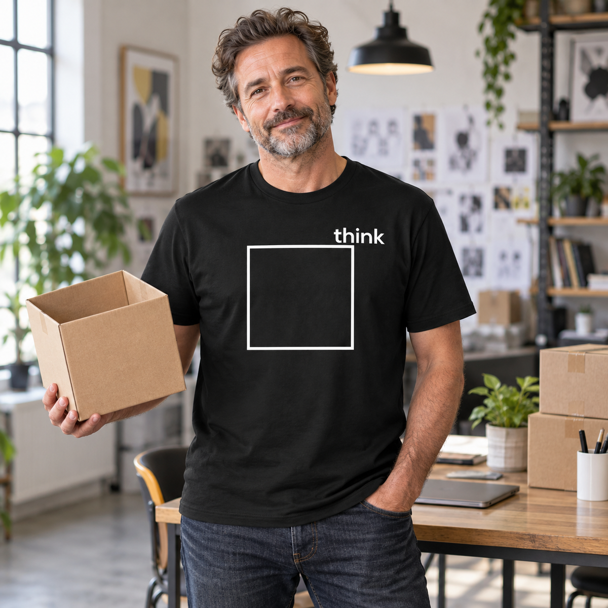 Think Outside The Box T Shirt