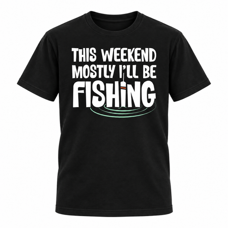 This Weekend Mostly I'll Be Fishing T-Shirt
