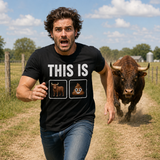 This is bull Emoji Rebus Tee