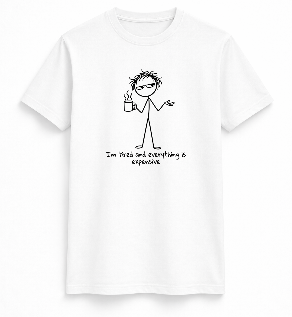Tired Stick Figure Tee