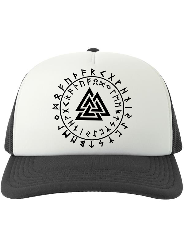 Valknut Rune Trucker Hat