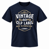 Vintage 1986 40th Birthday T-Shirt