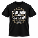 Vintage 1986 40th Birthday T-Shirt