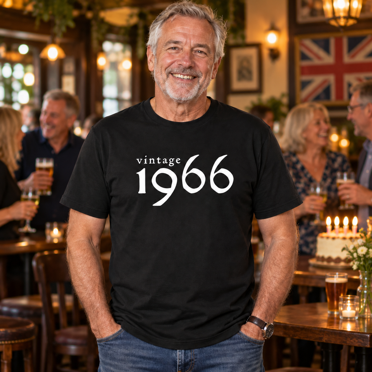 Vintage 1966 Birthday T-shirt