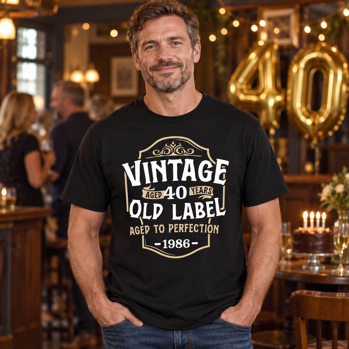 Vintage 1986 40th Birthday T-Shirt