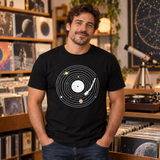 Vinyl Solar System T-shirt