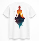 Zen Sunset Meditation Graphic Tee