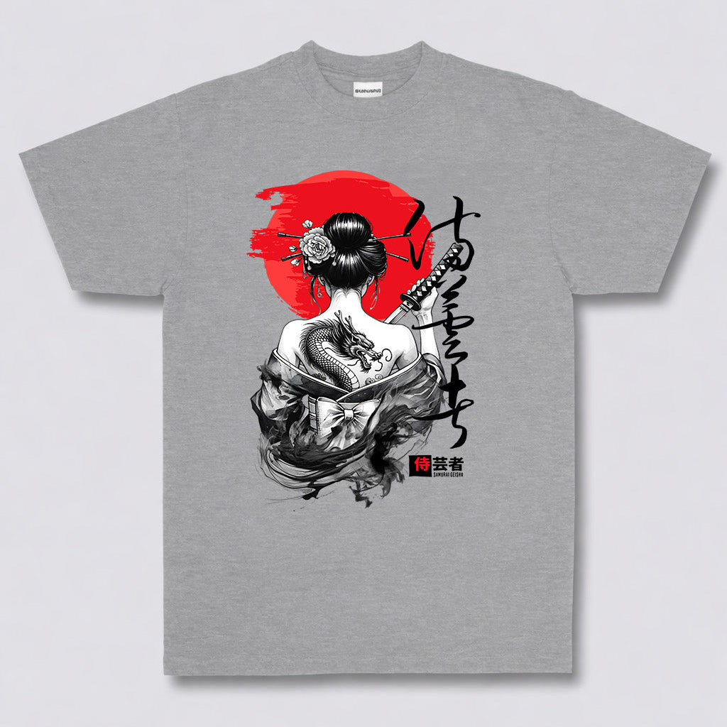 Dragon Ink Geisha Tee