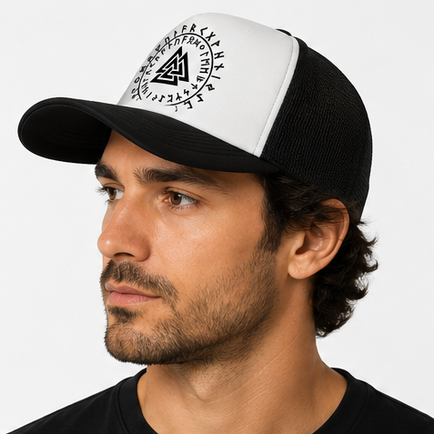 Valknut Rune Trucker Hat