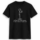 Caffeine Isn't Enough Stick Figure Tee