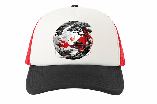 Crimson Moon Trucker Hat