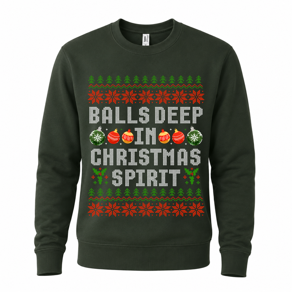 Christmas Spirit (HIM)– Funny Christmas Jumper