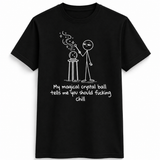 Crystal Ball Stick Figure Tee