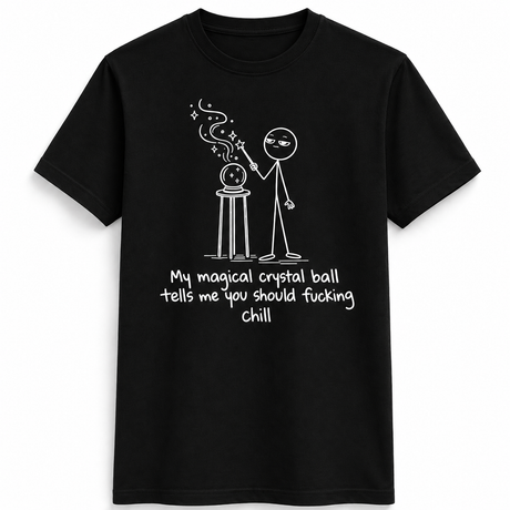 Crystal Ball Stick Figure Tee