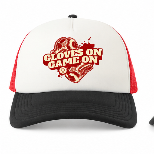 Gloves On Game On Trucker Hat