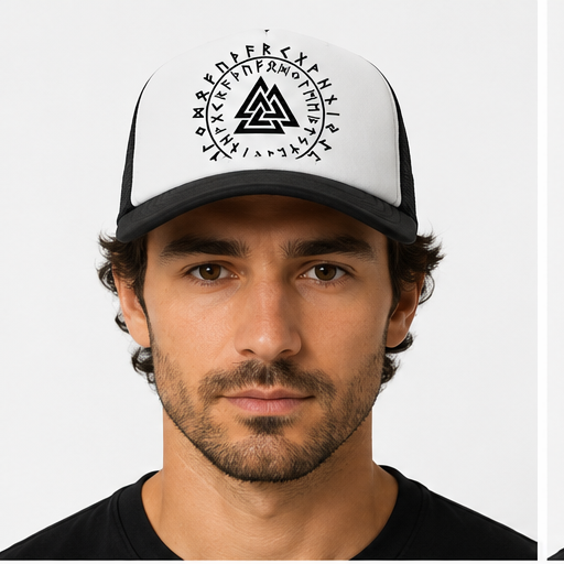 Valknut Rune Trucker Hat