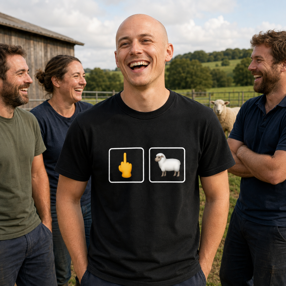 F*ck Ewe Emoji Rebus Tee
