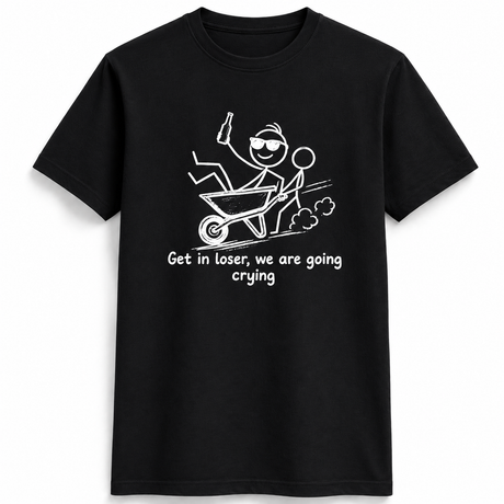 Get In Stick Figure Tee