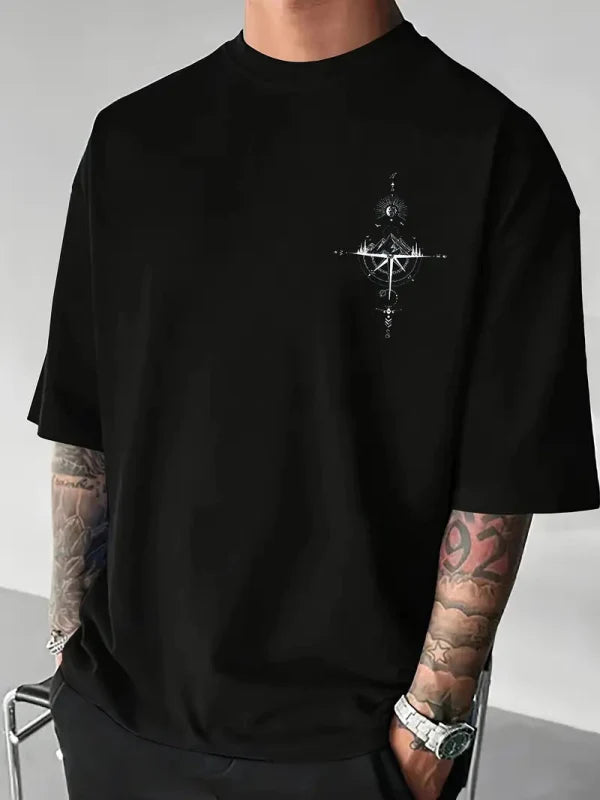 H.D Compass T-Shirt - Handsome Dans