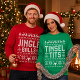 Tinsel & Jingle (HIM) – Funny Christmas Jumper