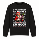 Back Door - Funny Christmas Jumper