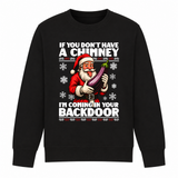 Back Door - Funny Christmas Jumper