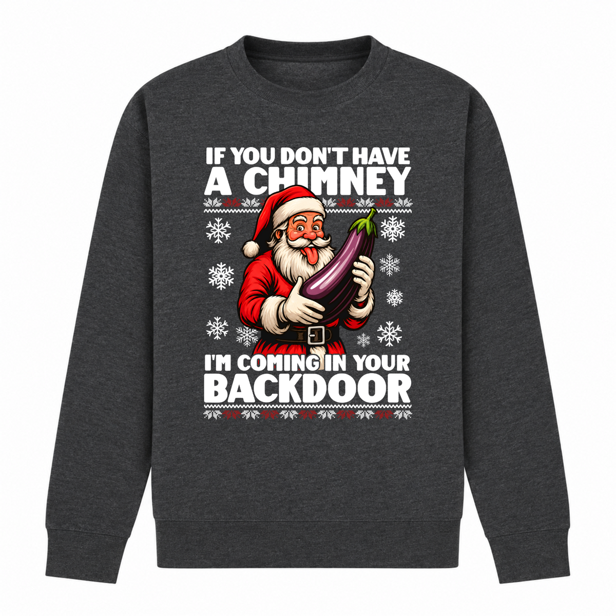 Back Door - Funny Christmas Jumper