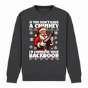 Back Door - Funny Christmas Jumper