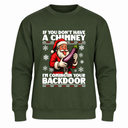 Back Door - Funny Christmas Jumper